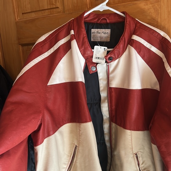 NWT Free People We The Free Retro Vegan Moto Jacket - Picture 1 of 16